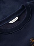Blue Logo Embroidery Relaxed Fleece Jumper  Women