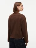 Brown Interlock Knit Relaxed Long Sleeve T-Shirt  Women