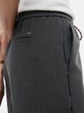 Grey Global Stripe Drawstring Wide Leg Trousers  Women