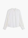 Beige Festive Regular Fit Satin Blouse  Women