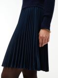 Blue Crepe Mixed Texture Mini Dress  Women