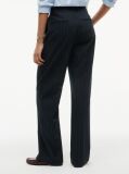 Blue Straight Leg Twill Trousers  Women