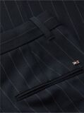 Blue Straight Leg Twill Trousers  Women