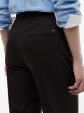 Brown Straight Leg Twill Trousers  Women