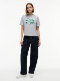 Grey Logo Relaxed Jersey T-Shirt  Women