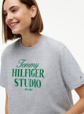 Grey Logo Relaxed Jersey T-Shirt  Women