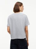 Grey Logo Relaxed Jersey T-Shirt  Women