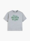 Grey Logo Relaxed Jersey T-Shirt  Women