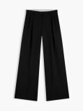 Black Timeless Wool Blend Wide Leg Trousers  Women