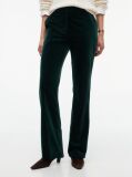 Πράσινο Slim Βελουτέ Παντελόνι Σε Bootcut Γραμμή  Γυναίκες