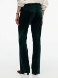 Πράσινο Slim Βελουτέ Παντελόνι Σε Bootcut Γραμμή  Γυναίκες