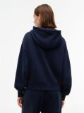 Μπλε Άνετο Fleece Hoody Με Varsity Λογότυπο  Γυναίκες
