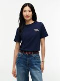 Blue Logo Jersey Crew Neck T-Shirt  Women