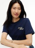 Blue Logo Jersey Crew Neck T-Shirt  Women