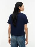 Blue Logo Jersey Crew Neck T-Shirt  Women