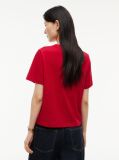 Red Logo Jersey Crew Neck T-Shirt  Women