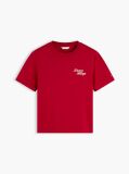 Red Logo Jersey Crew Neck T-Shirt  Women