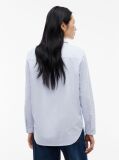 Blue Regular Fit Embellished Crest Oxford Shirt  Women