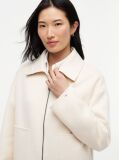 Beige Double-Faced Wool Blend Relaxed Jacket  Women