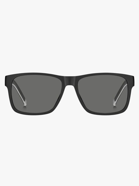 Grey Rectangular Sporty Sunglasses  Men