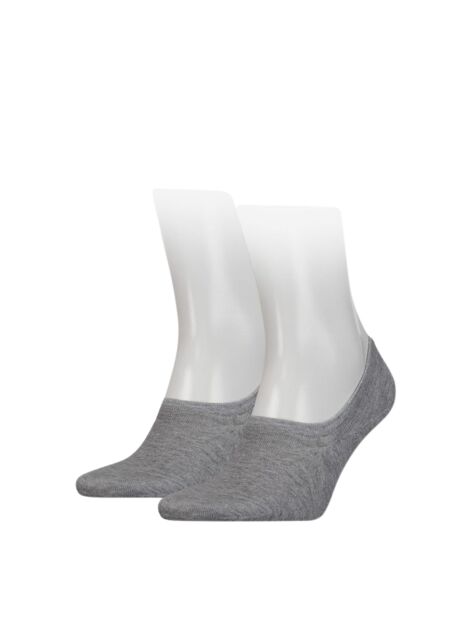 Grey 2-Pack Trainer Socks  Men