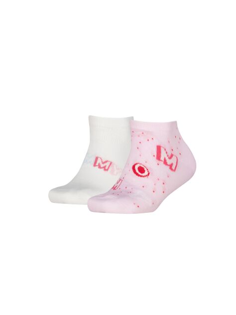 Pink 2-Pack Trainer Socks  Kids Unisex