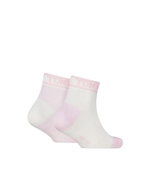 Pink 2-Pack Logo Ankle Socks  Kids Unisex