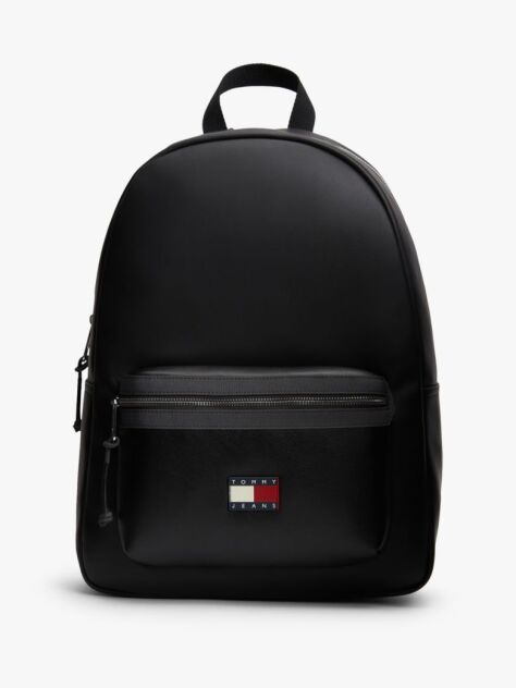 Black Logo Dome Backpack  Men