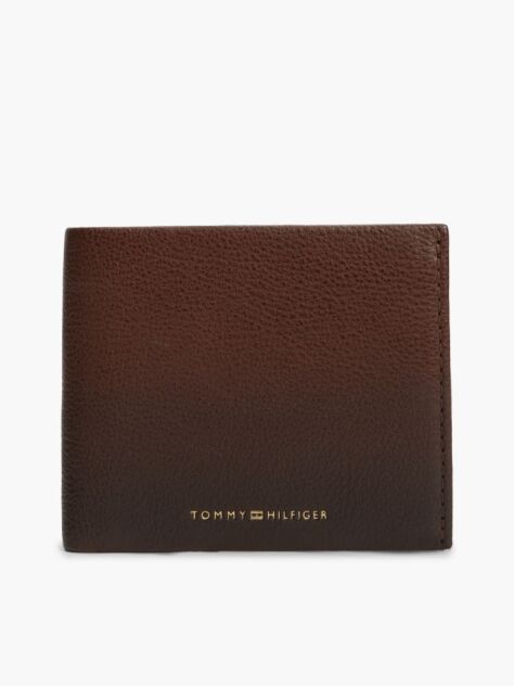 Brown Casual Leather Bifold Wallet  Men