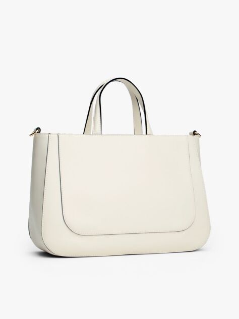 Beige TH Glam Satchel Bag  Women
