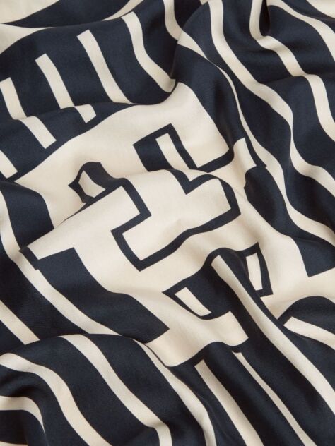 Blue Chic Pure Silk Twill Square Scarf  Women