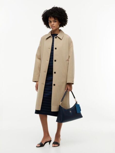 Blue Hilfiger Icon Pebble Grain Shoulder Bag  Women