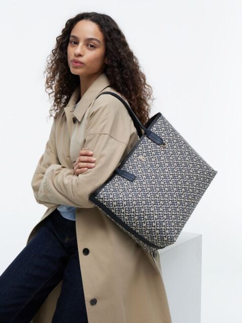Multi Hilfiger Icon Τσάντα Tote Με Μονόγραμμα TH  Γυναίκες
