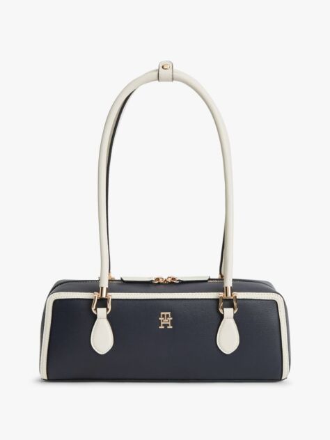 Blue Colour-Blocked Rectangular Shoulder Bag  Women
