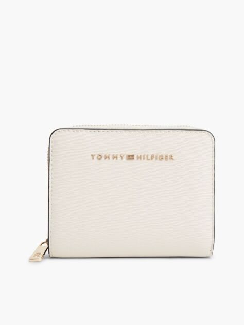 Beige Modern Zip-Around Flap Wallet  Women