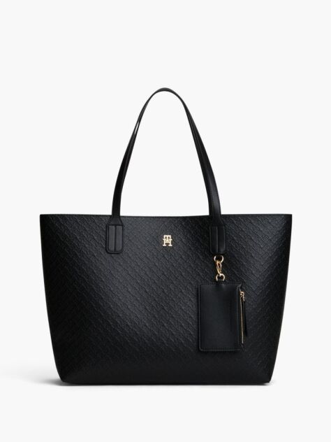 Μαύρο Hilfiger Icon Τσάντα Tote Με Πορτοφόλι  Γυναίκες