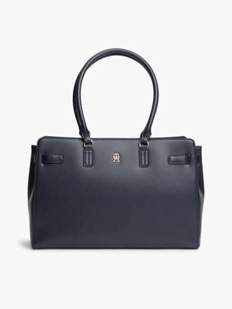 Blue TH Monogram Tote Bag  Women