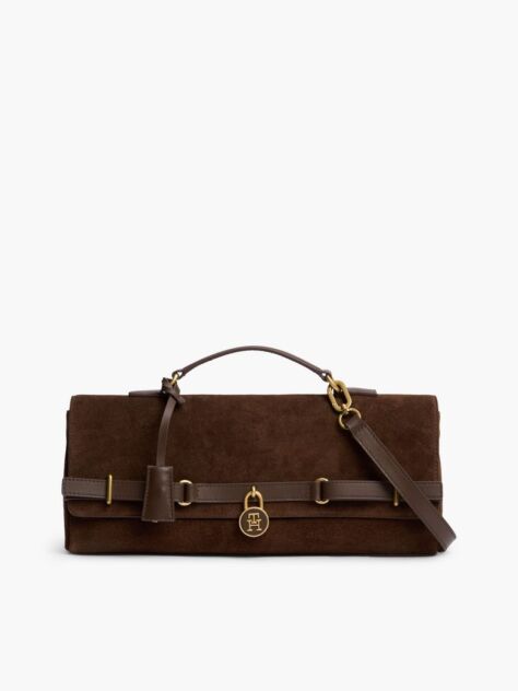 Καφέ The American Icon Σουέτ Τσάντα Clutch  Γυναίκες