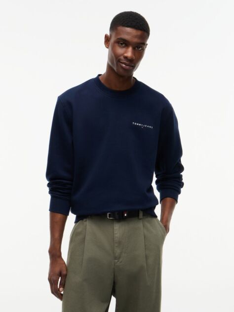 Blue Logo Crew Neck Sweatshirt  Men