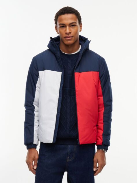 Multi Water Repellent Ripstop Hooded Padded Jacket  Men