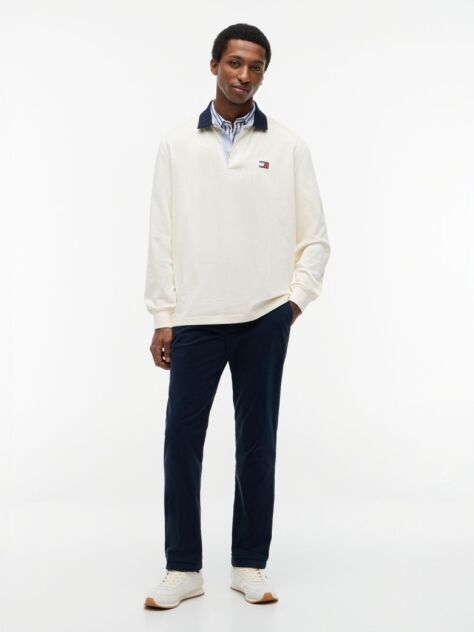 Blue Scanton Slim Peached Twill Chinos  Men