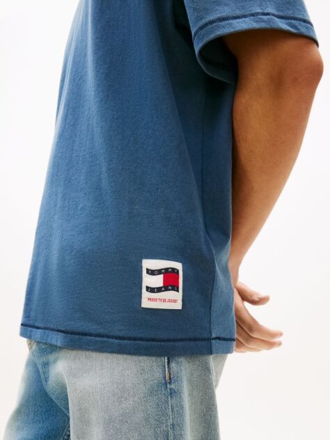Blue Back Logo Relaxed Jersey T-Shirt  Men