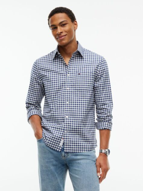 Multi Regular Fit Check Oxford Shirt  Men