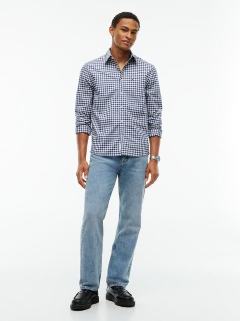 Multi Regular Fit Check Oxford Shirt  Men