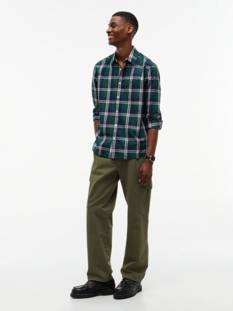 Multi Regular Fit Pattern Poplin Shirt  Men