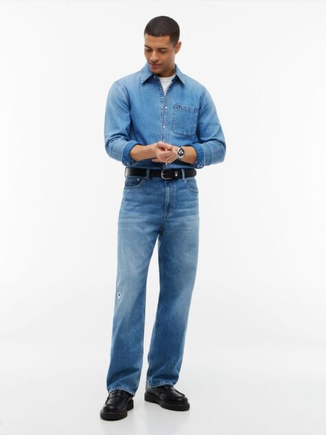 Denim Denim Πουκάμισο Σε Κανονική Γραμμή  Άνδρες