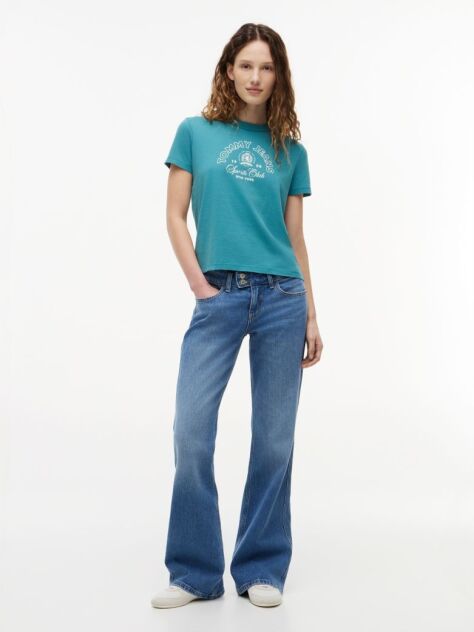 Blue Regular Heritage Logo T-Shirt  Women