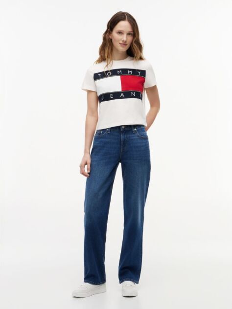 White Tommy Flag T-Shirt  Women