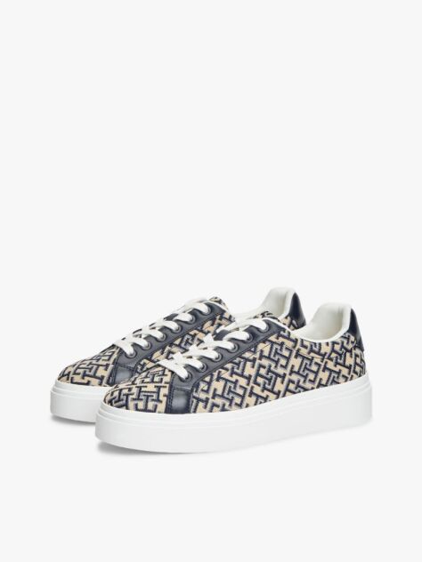 Μπλε Sneakers Με Μονόγραμμα TH  Γυναίκες