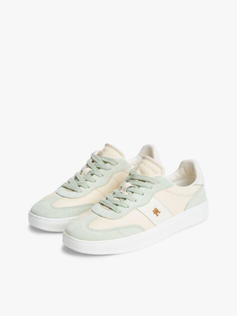 Multi TH Monogram Mixed Texture Trainers  Women